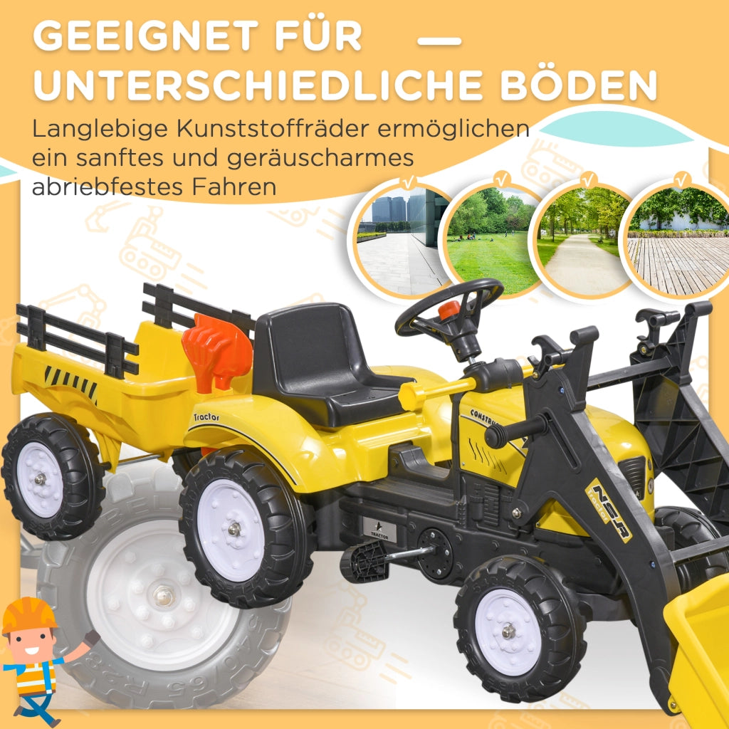 Trattore Giocattolo per Bambini ¨C zephmum ¨C Giallo/Nero