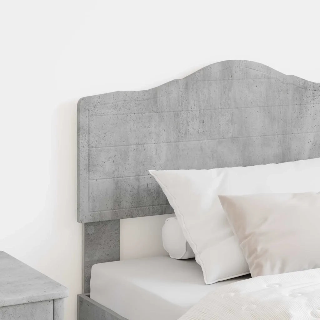 Testiera-Testata-Testiera Decorativa Grigio cemento 80 cm Legno multistrato 951817