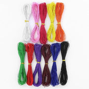 Cordone elastico 0,8mm - 11 pezzi - Rubber/Polyester - Cordone per gioielli/Knutselen - 10 Metri per pezzo - Cordone per gioielli