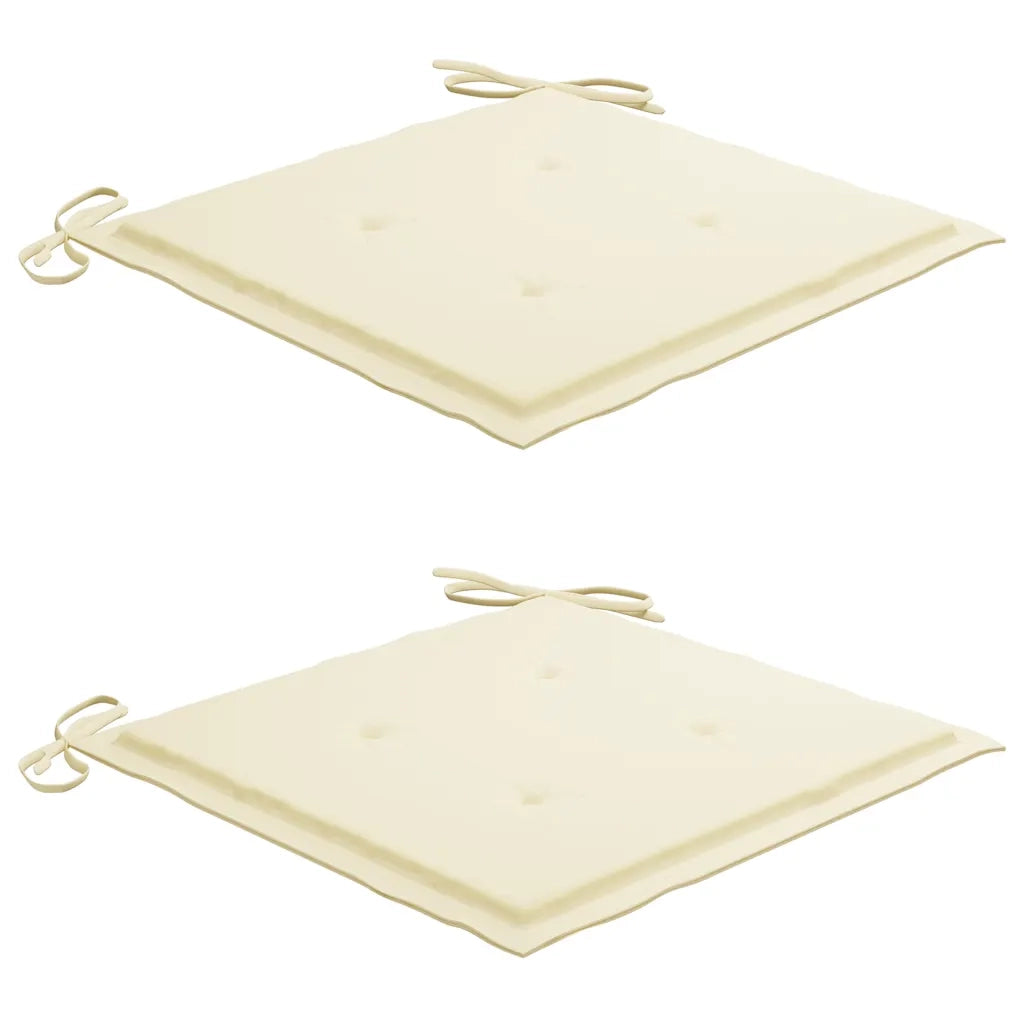 Set da Pranzo Giardino Pieghevole 3 pz Cuscino Massello di Teak 3063200