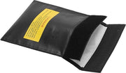 Batteria lipo resistente a elevate temperature e radiazioni anti-radar nera.