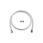 Flessibile doccia in plastica rinforzata, da 200 cm, cromato-bianco