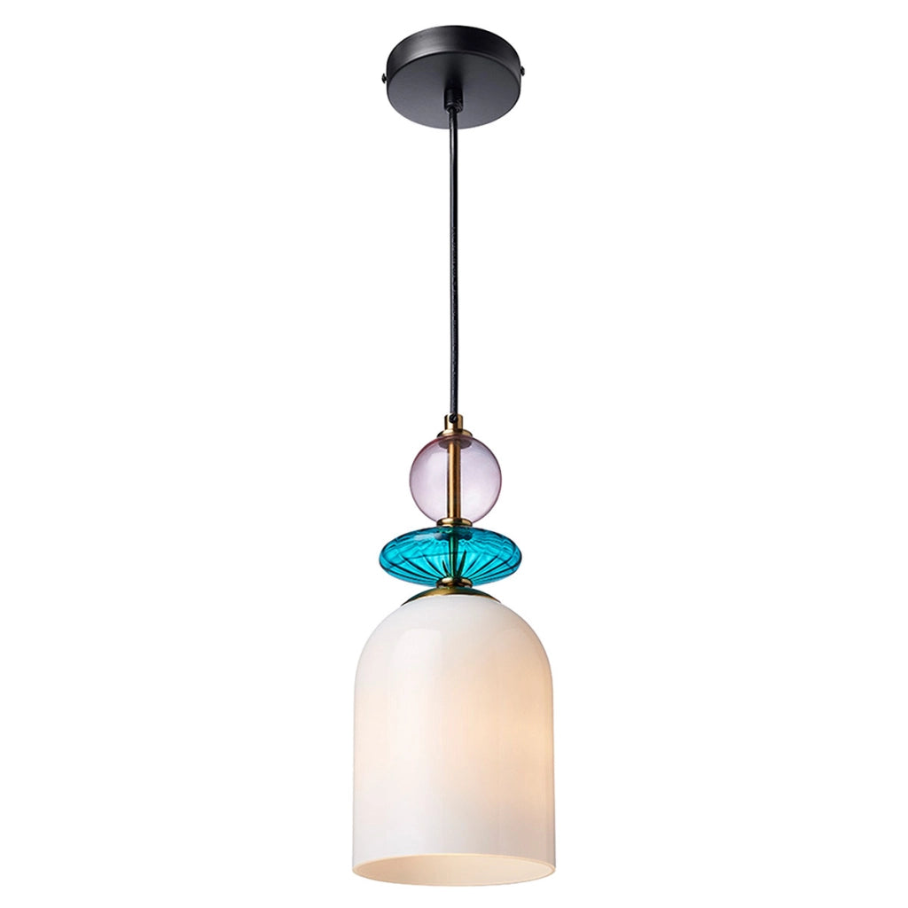 Sospensione Tropea vetro bianco E27 15W Light Prestige