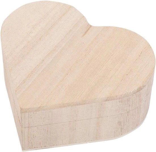 Cassa decorativa a forma di cuore - Cassa per gioielli e piccoli regali