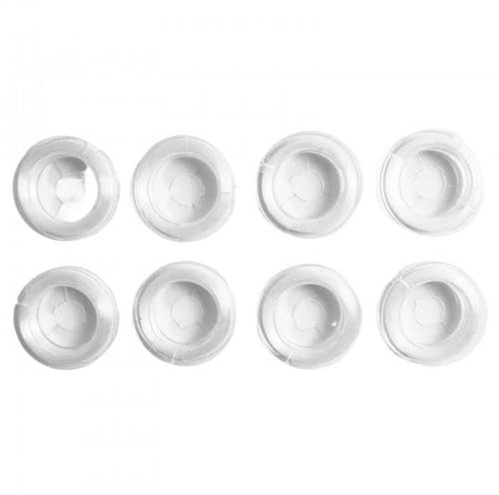 8 spoletti di filo nylone trasparente, 0,3 mm, 30 m, filo elastico per bracciali, collane, attività di ricamo, accessori, lunghezza totale 240 m