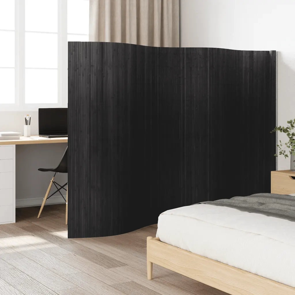 Divisorio Ambienti Grigio Larghezza 400 cm Altezza 165 cm in Bambù 377001