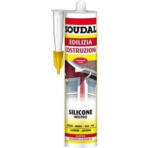 SILICONE NEUTRO SOUDAL 300 ml - Trasparente - SOUDAL