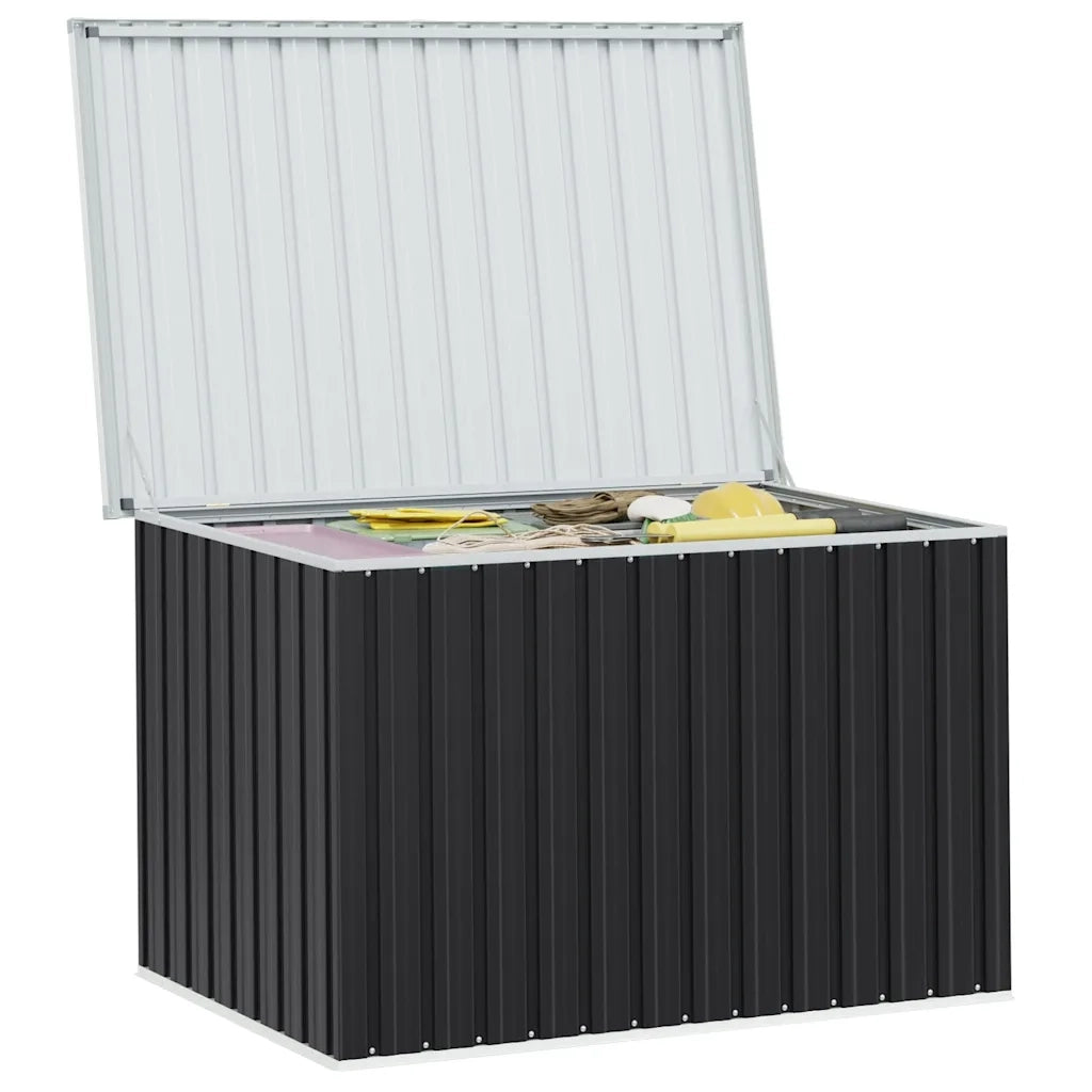 Baule da Giardino Antracite 149x99x93 cm 46267