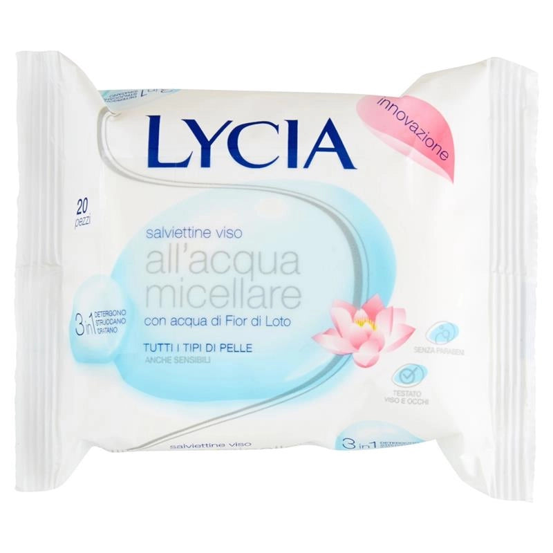 LYCIA SALVIETTE CON ACQUA MICELLARE 2OPZ