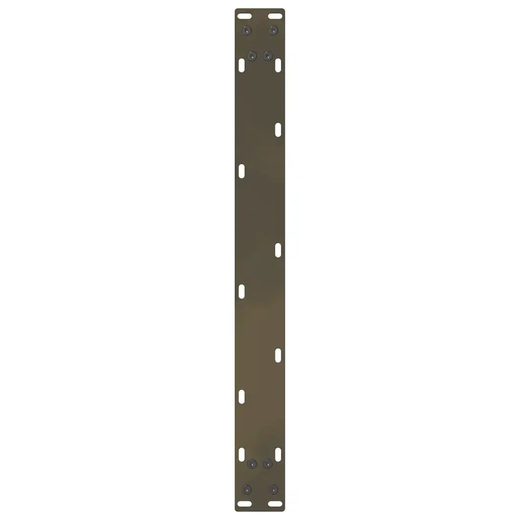 Gambe per Tavolino da Caff¨¨ in Acciaio Naturale 2 pz | Piede del tavolo 70x(30-31) cm Acciaio