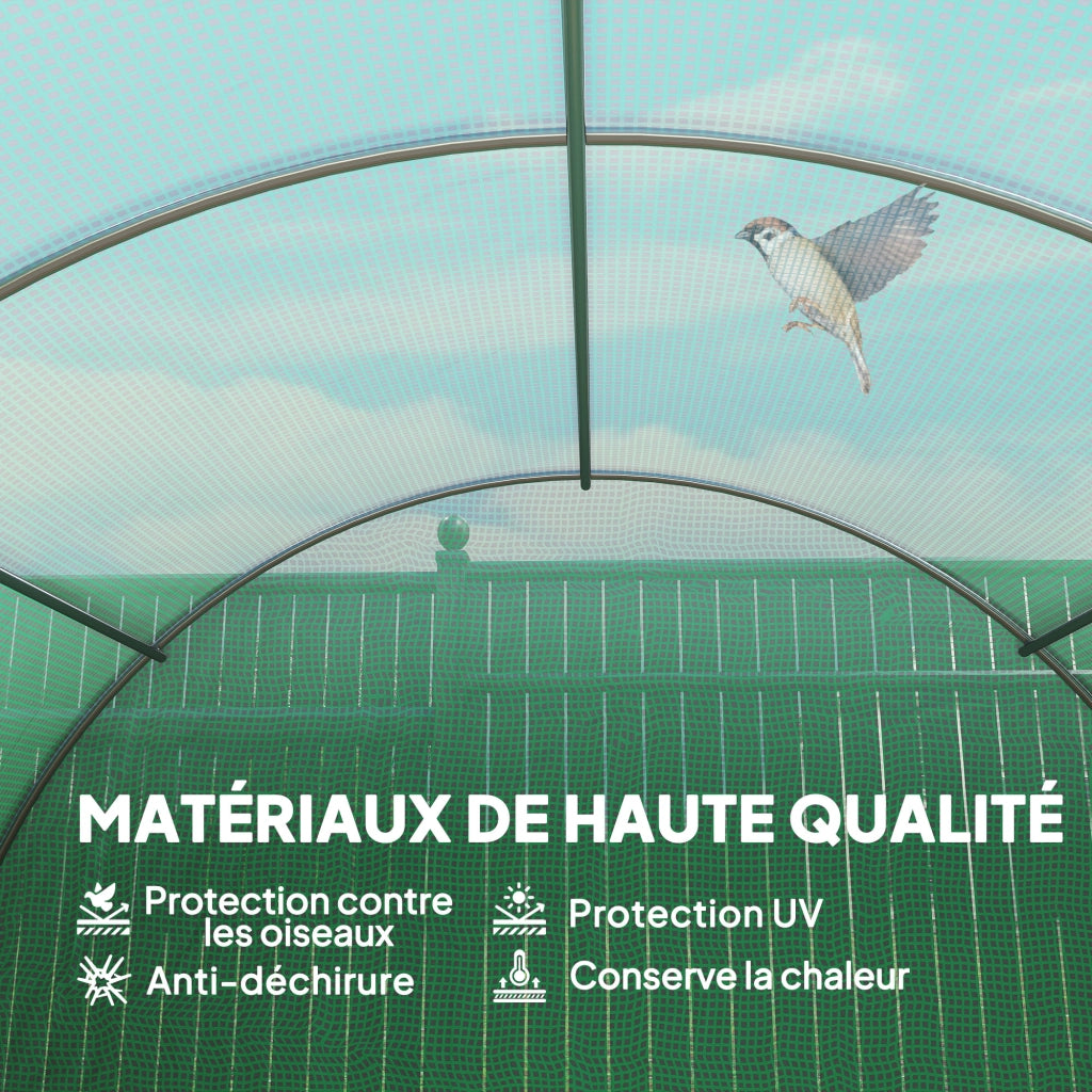 Serra Tunnel da Giardino ¨C Xylo ¨C Metallo Verde