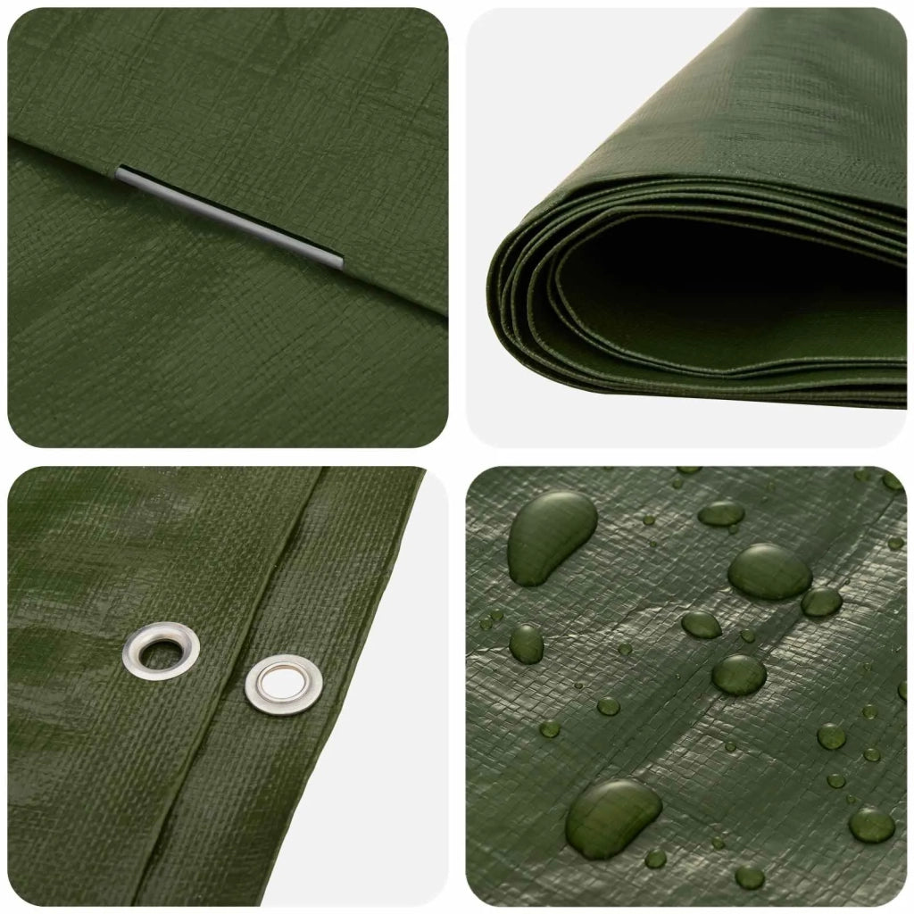 Telo con Occhielli Verde 6 x 10 m 180 gsm PE 42039362