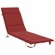Cuscino per Lettino GEMERT 100% Poliestere Rosso Vino 948470