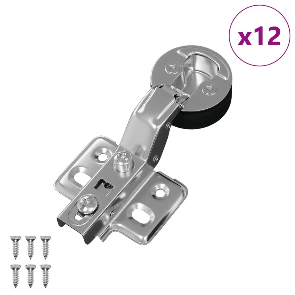 Cerniera 12 pz Argento 35 mm Ferro CFW1250948