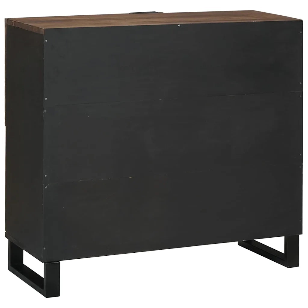 Credenza Marrone 80 x 33 x 75 cm legno massello di mango 4018035