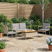 Set da giardino con cuscino acciaio 42025105