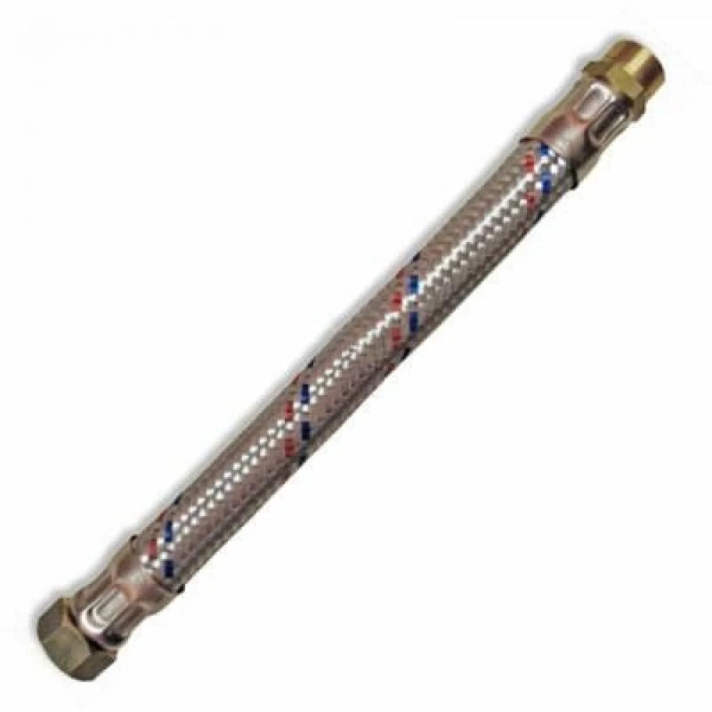Flessibile antivibrante d.1  x m .80 ottone