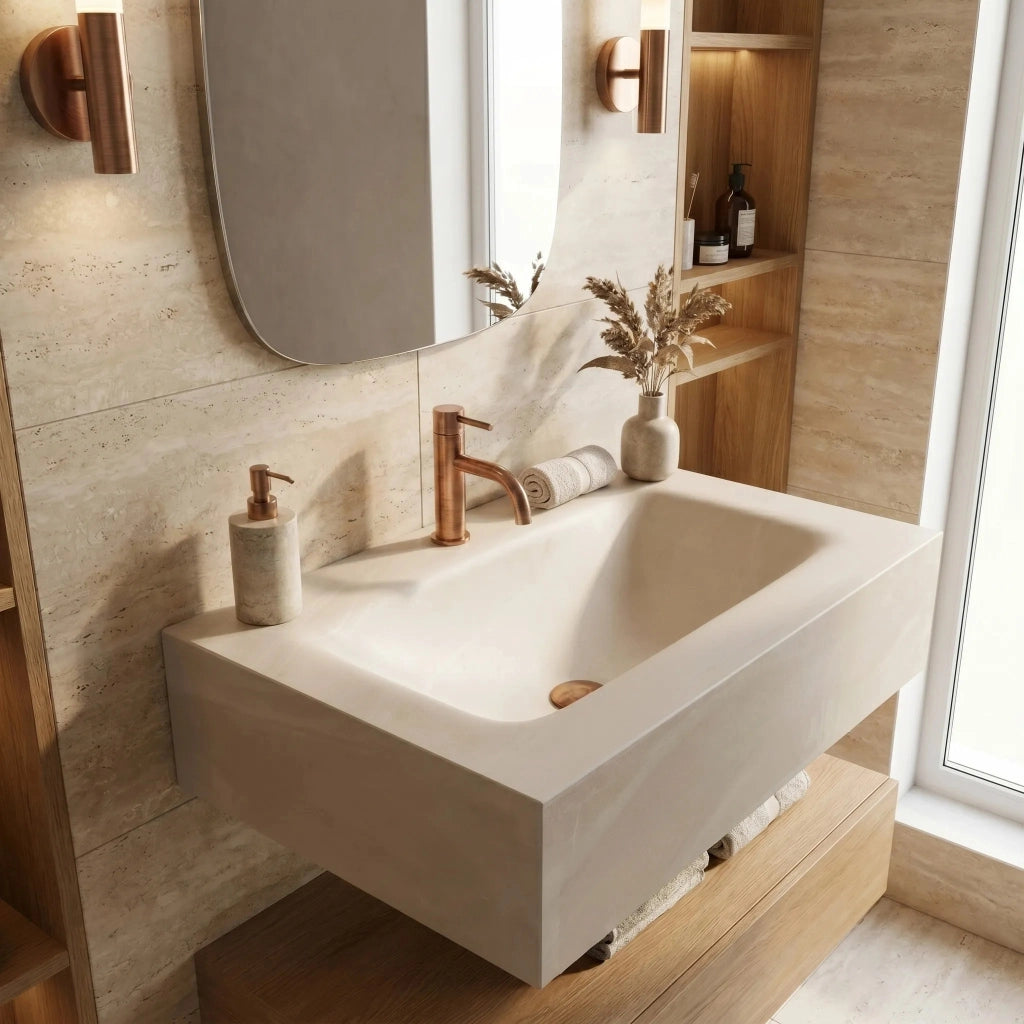 Lavabo Sospeso Rea Apollo Gran Cloud Sky 70