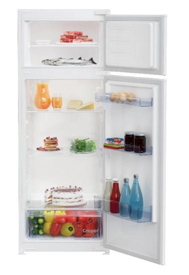 Beko bdsa250k4sn: frigorifero da incasso doppia porta, statico, h 145 cm - 8690842620461