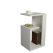 Tavolino in legno "Sister" - 35 x 29 x 60 cm - Bianco