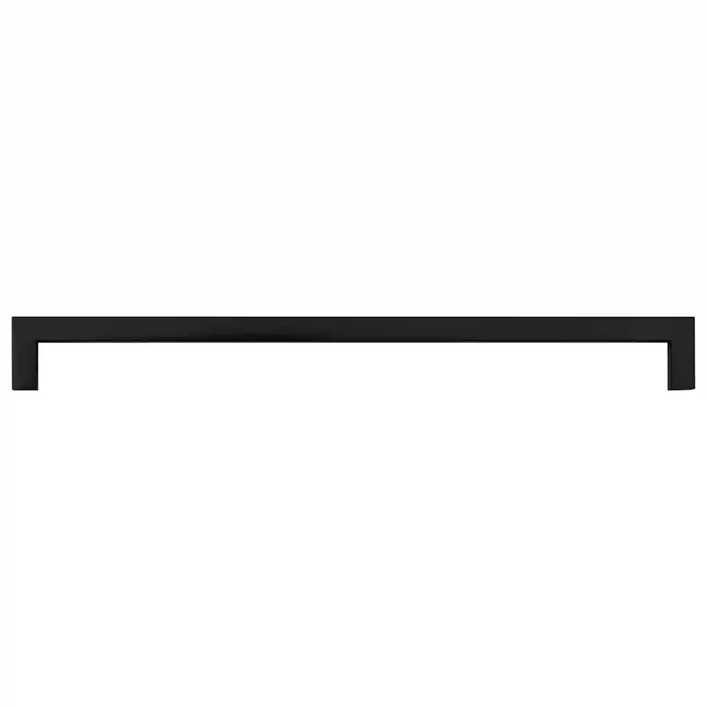 Maniglie per Mobili 5pz Nere 320mm in Acciaio Inox 155402