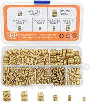 Viti a dado termoplastico - forti e resistenti - set da 390 pezzi - rame