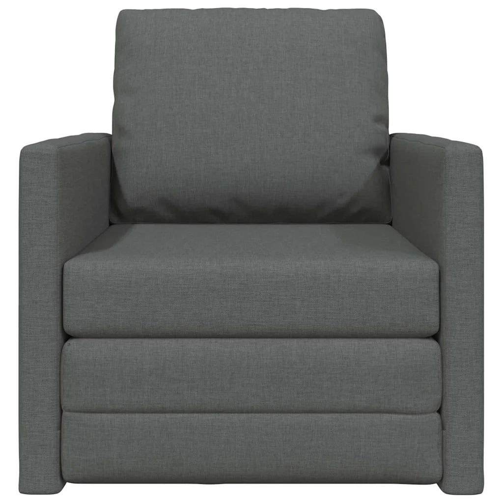 Divano letto | Sof¨¤ letto | Letto singolo 60cm Grigio scuro Tessuto