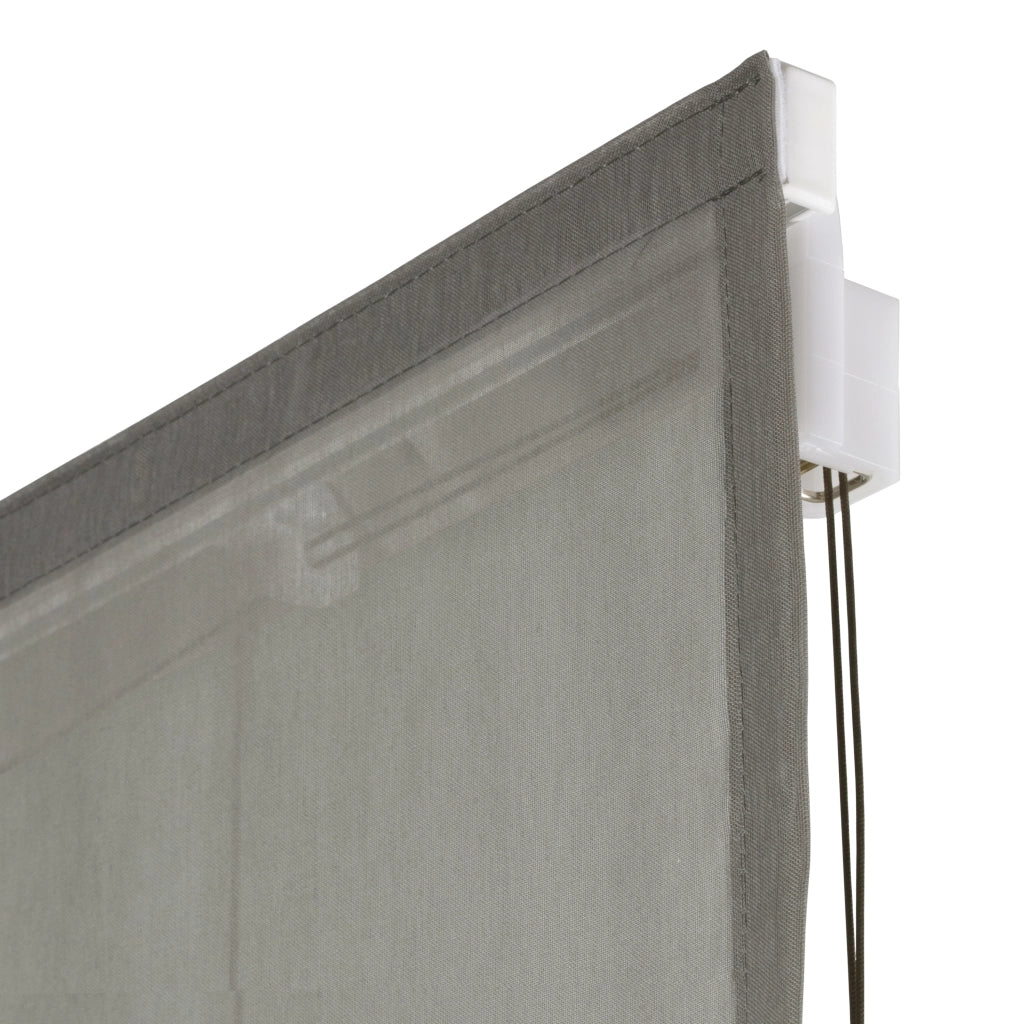 VIEWTEX Tenda pacchetto steccata a rete Grigio 135 x 250cm - Made in Europe - 5 anni di garanzia