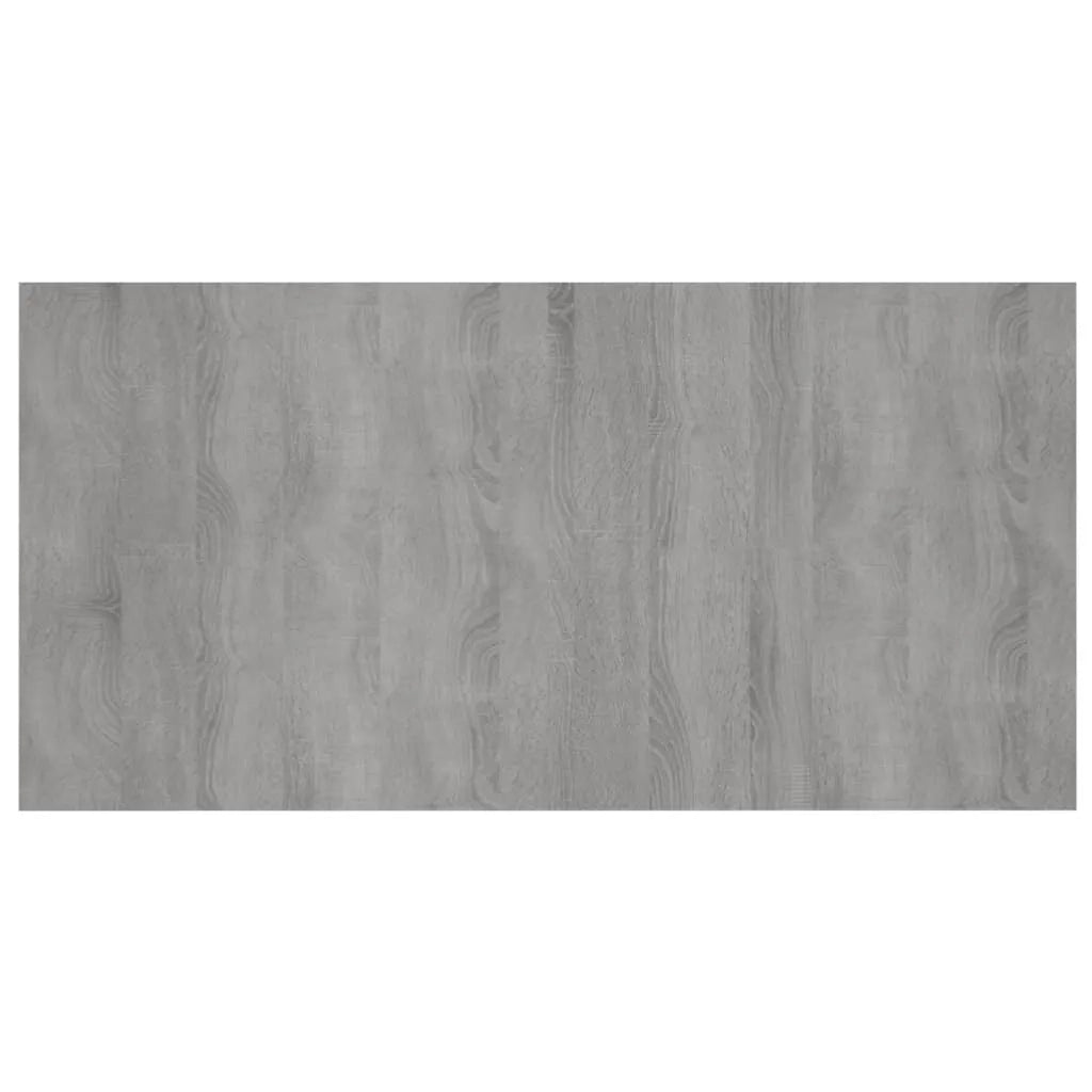 Testiera Letto con Comodini in Legno Multistrato Grigio Sonoma 3115714