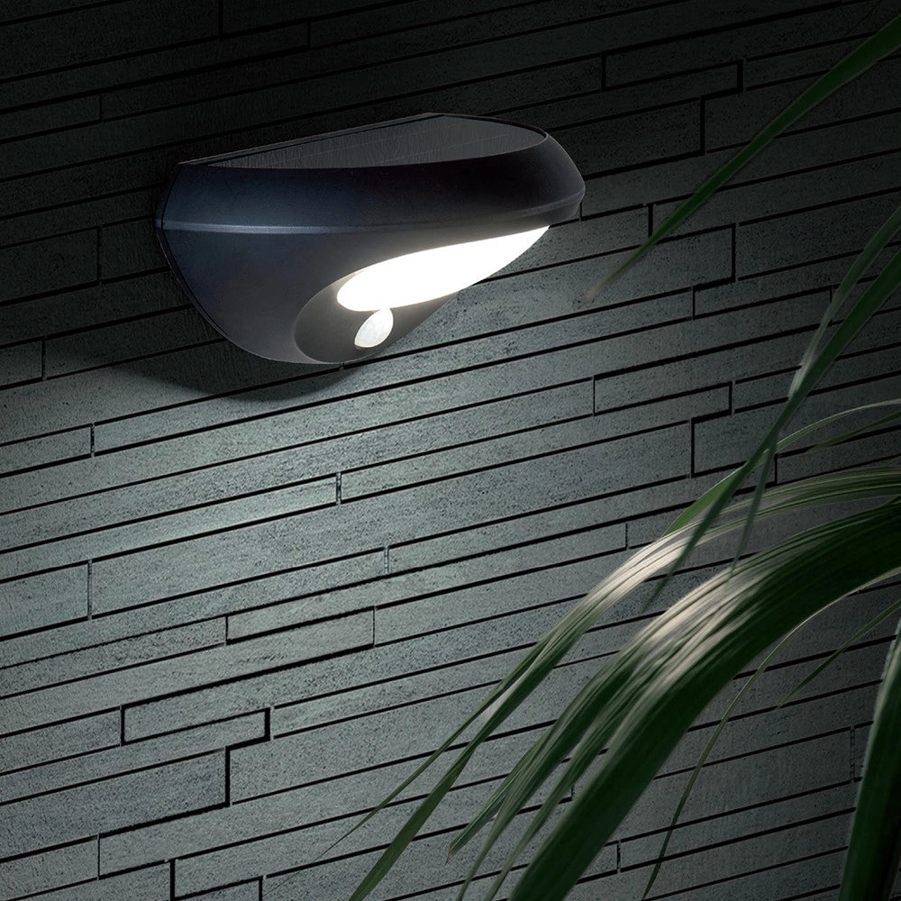 OVVO Applique Solare Led Con Pannello e Sensore 99183 Sovil