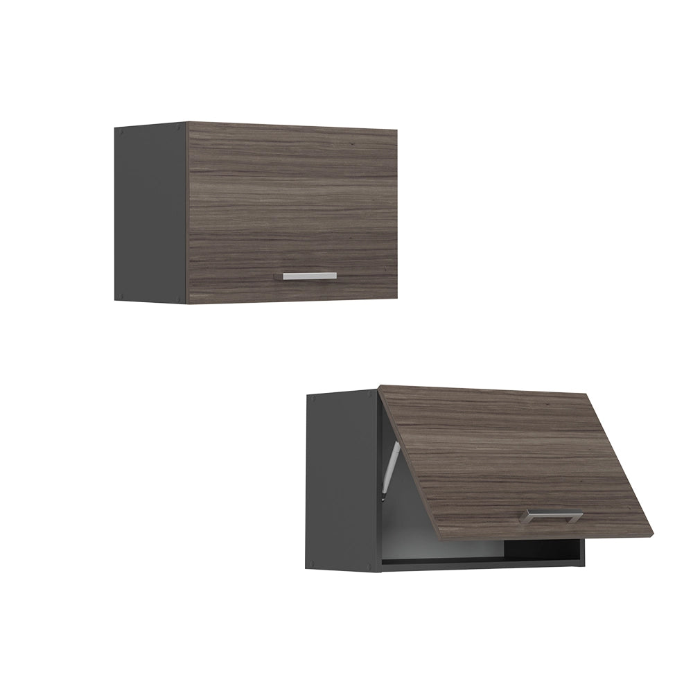 Vicco Pensile da cucina Grigio nobile 60 cm Piatto
