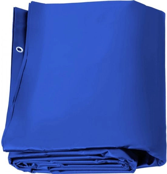 Copertura per Piscina - 4x7 m - Per Piscina Esterna - Rettilineo - Blu