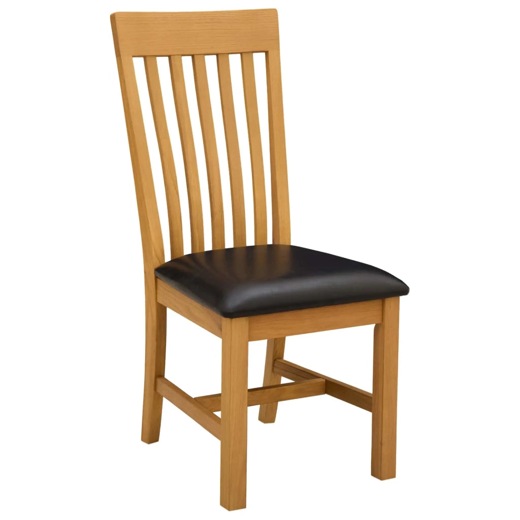 Set da pranzo 5 pz Nero Legno di Quercia Massello 3430286