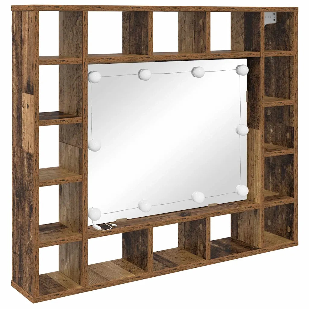 Mobiletto per specchio Legno vecchio 91 x 15 x 76,5 cm 879456