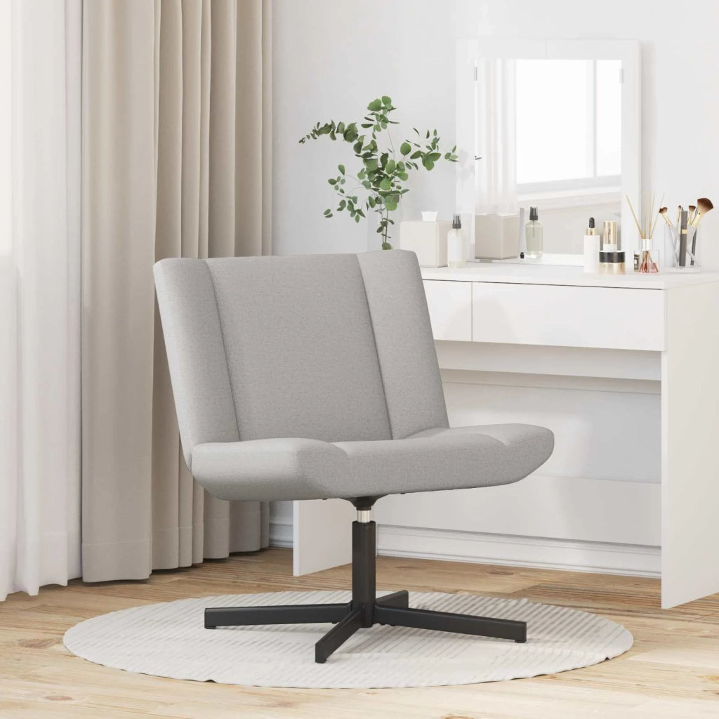 Sedia girevole Grigio Nuvola 63 x 75 x 76 cm Tessuto 42007333