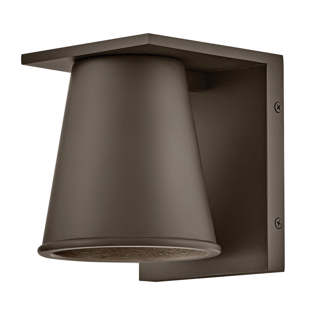 Applique esterna moderna bronzo conico GU10 8W IP44