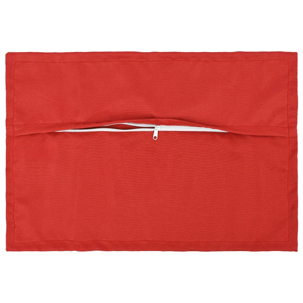 Federa 2 pcs HOUTEN Rosso 50 x 70 cm Poliestere 919593