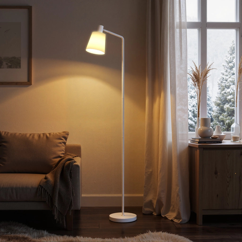 Lampada da Terra LED Dimmerabile ¨C Xylo ¨C 3 Temperature Colore 3000K-6500K Bianco E27
