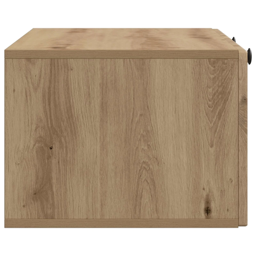 Mobile Porta TV da Muro-Credenza per TV sospesa Rovere Artigianale 78,5 x 41 x 30 cm 486779