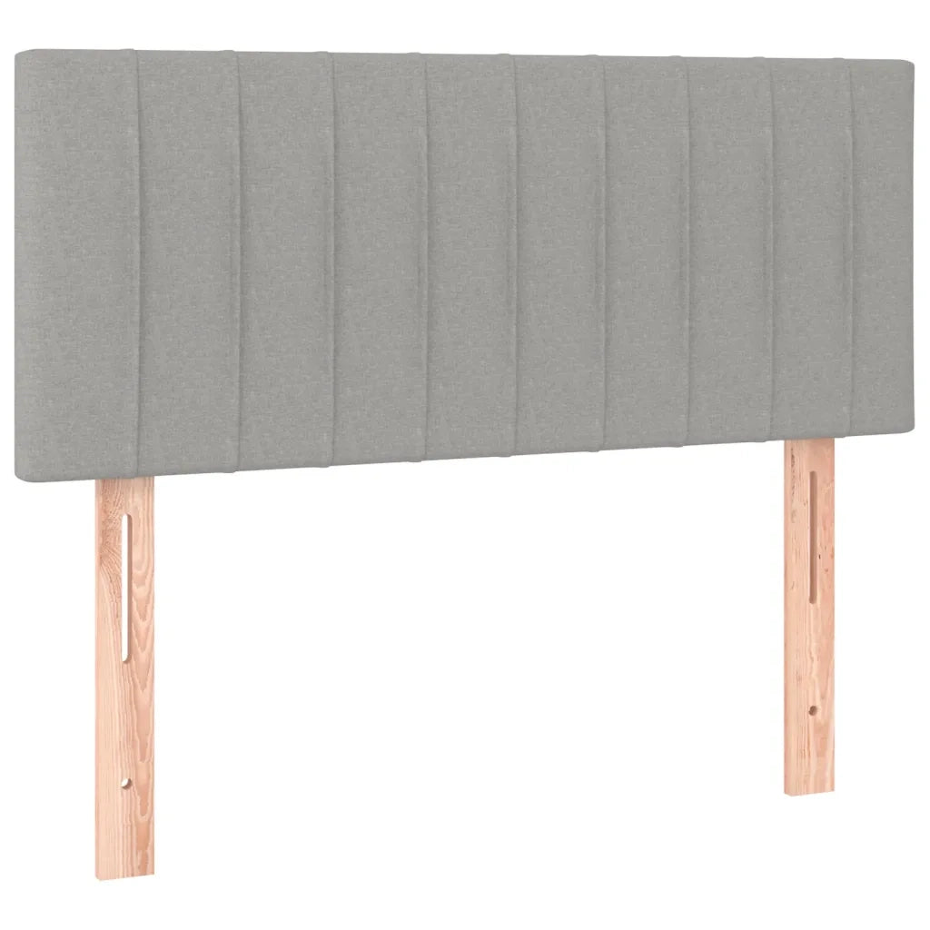 Testiera Grigio Chiaro 90x5x78/88 cm in Tessuto 346214