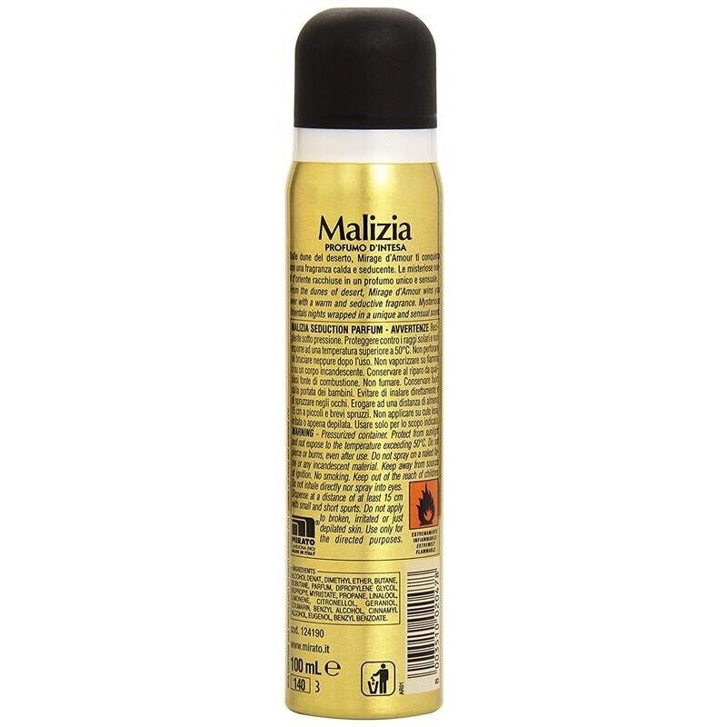 MALIZIA DEODORANTE SPRAY DONNA 100ML MIRAGE D'AMOUR