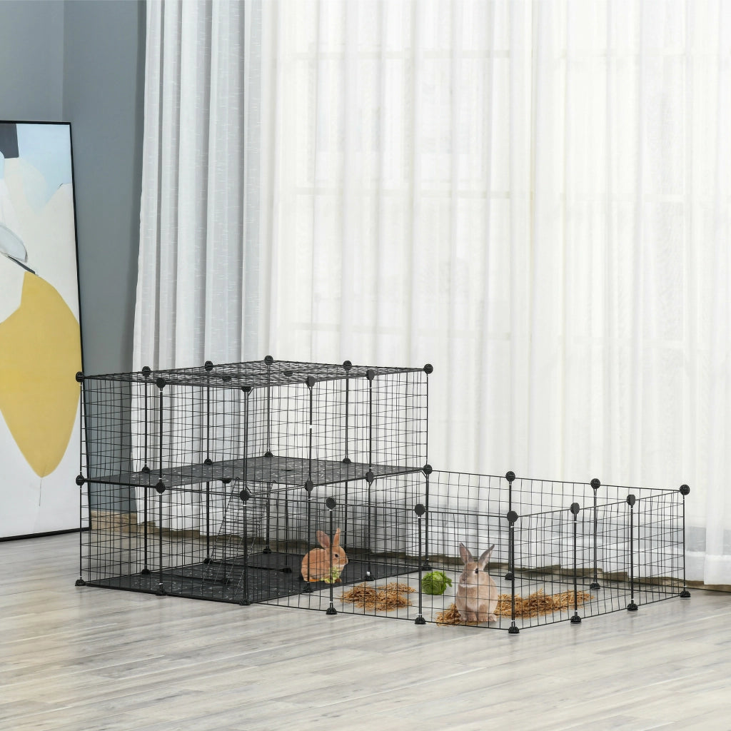 Recinto per Conigli ¨C Minimal ¨C Nero 175x105x70cm