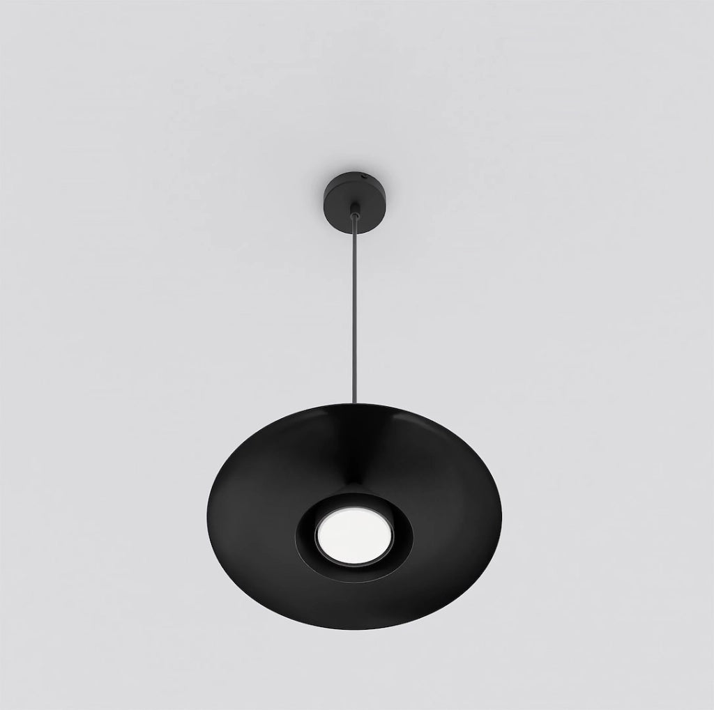 Lampada a sospensione retro BABEL nera GX53 Emibig