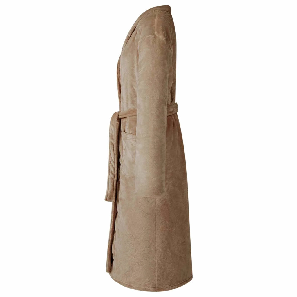 Accappatoio senza Cappuccio Cammello xxl Flanella 42017271