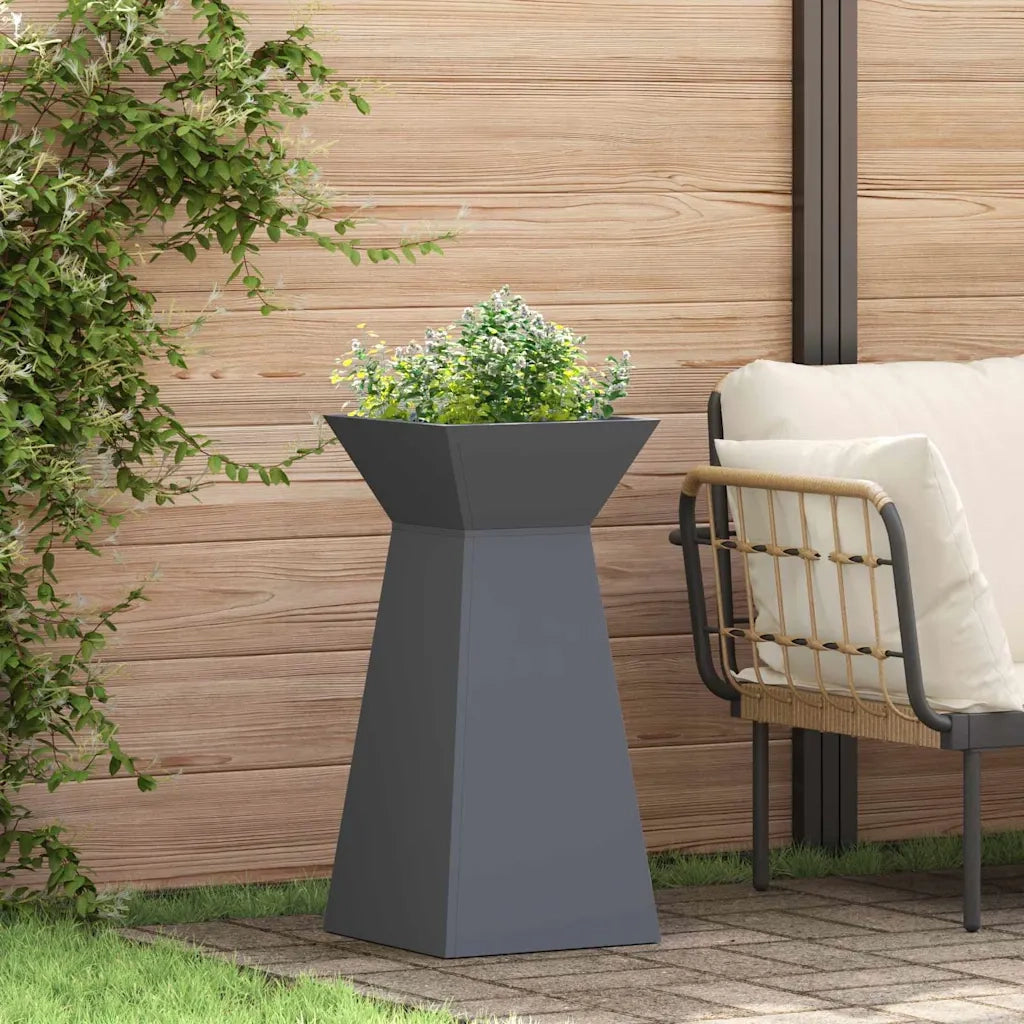 Vaso a Pilastro Antracite 35 x 35 x 73 cm 873842