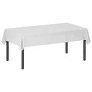 Tovaglia da Tavolo Rettangolare Bianco 110 x 160 cm Poliestere 42039839
