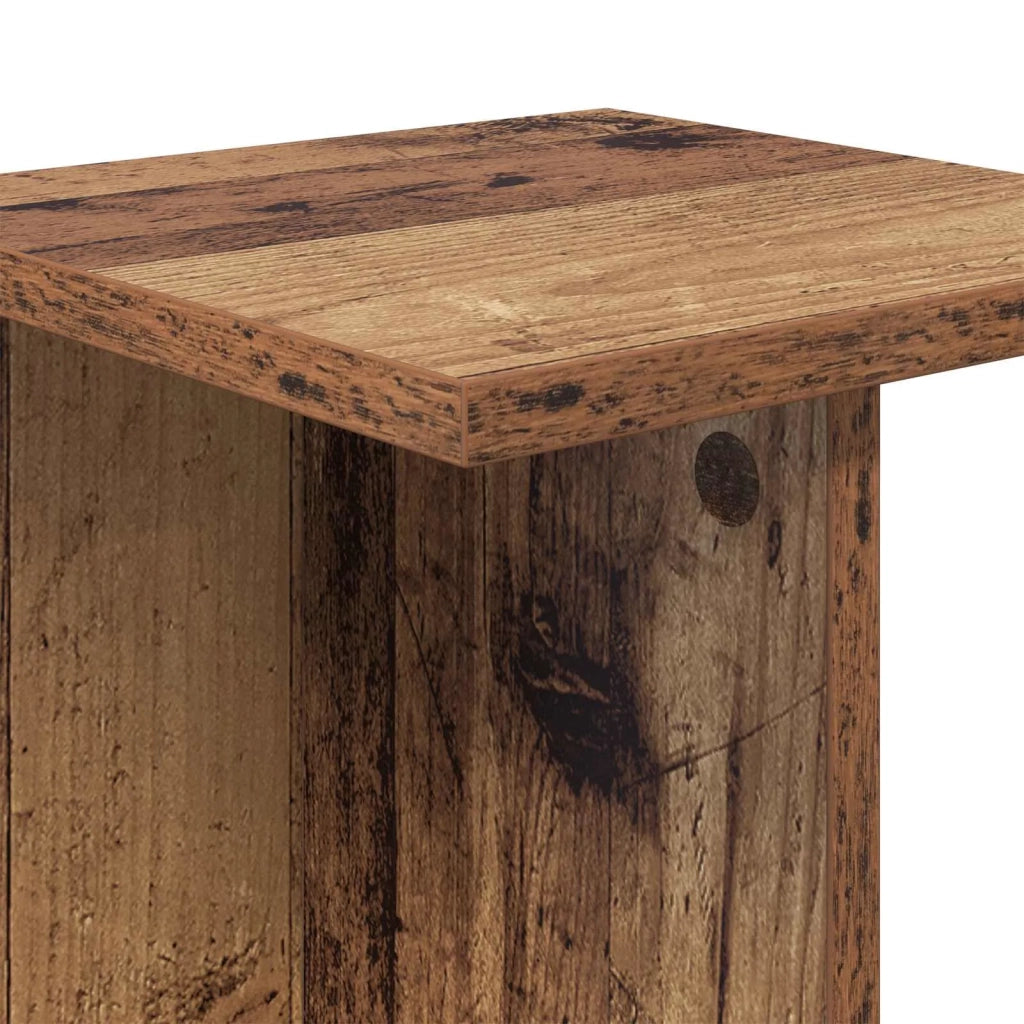 Supporto per piante | Sostegno per piante 2 pz Legno vecchio 25 x 25,5 x 60,5 cm