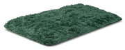 AIO FACTORY 80x120 cm TAPPETO PELOSO ANTISCIVOLO Tappeto morbido verde