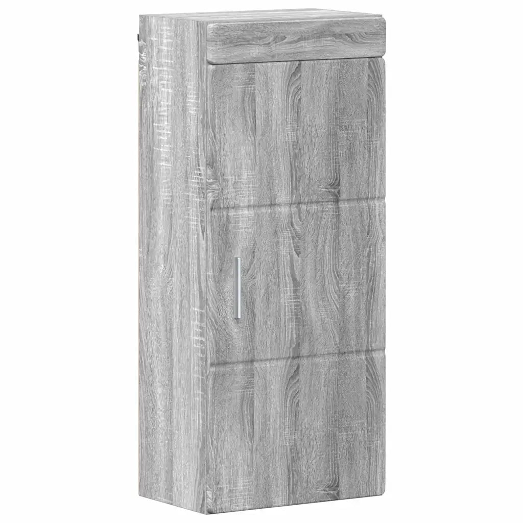 Set di mobili per il Bagno | Armadio da bagno TULUM 4 pz Grigio Sonoma