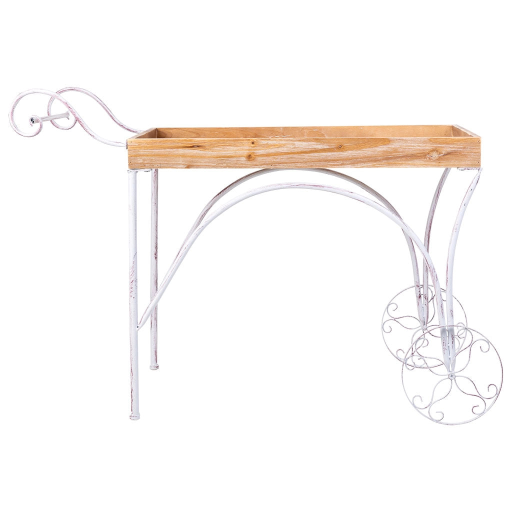 Carrello espositivo grigio 94x44x67